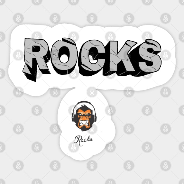Rock design Sticker by Halmoswi